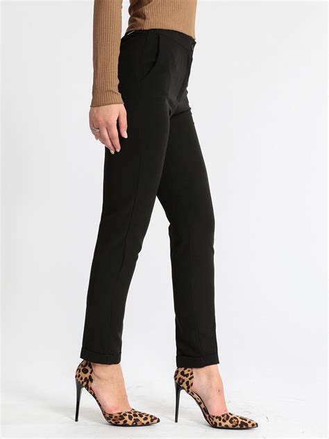 pantaloni neri eleganti zara